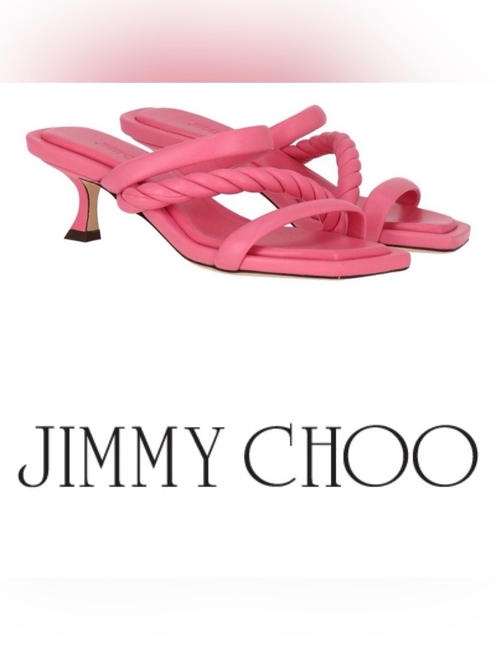 Jimmy Choo Diosa 50 Leather Sandals